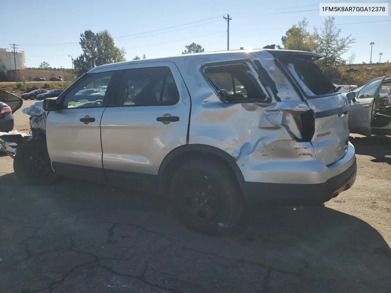 1FM5K8AR7GGA12378 2016 Ford Explorer Police Interceptor