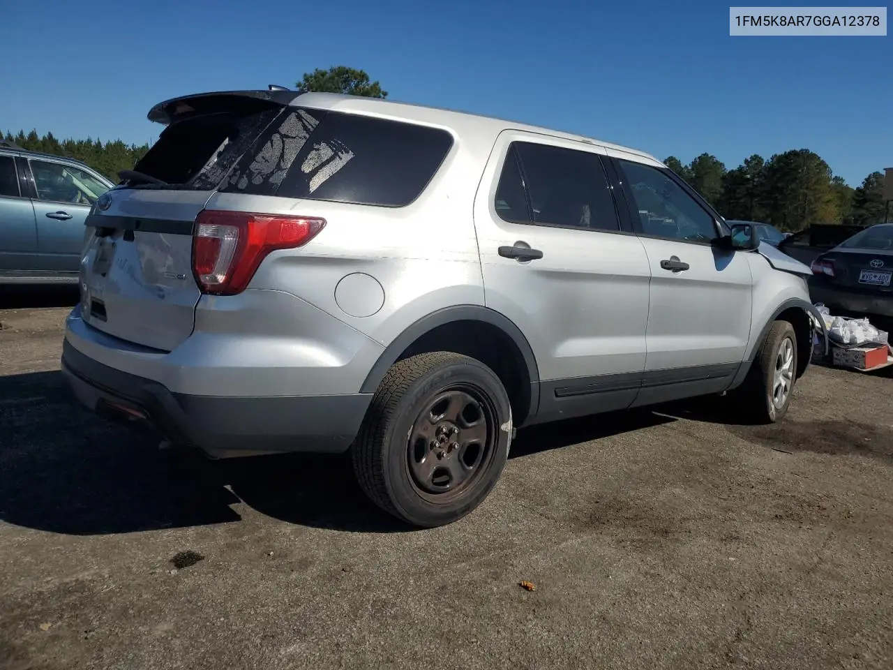 1FM5K8AR7GGA12378 2016 Ford Explorer Police Interceptor