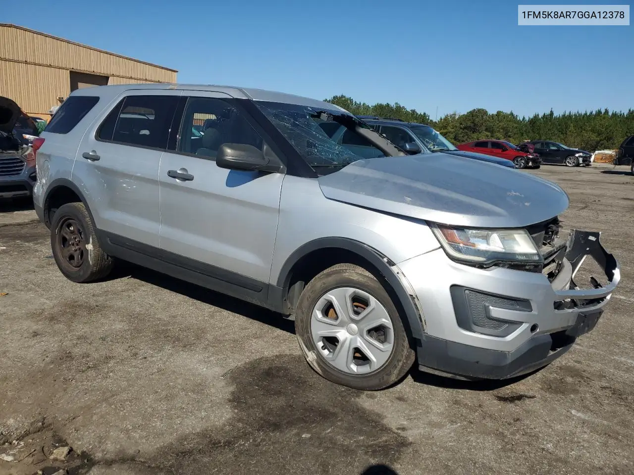 1FM5K8AR7GGA12378 2016 Ford Explorer Police Interceptor