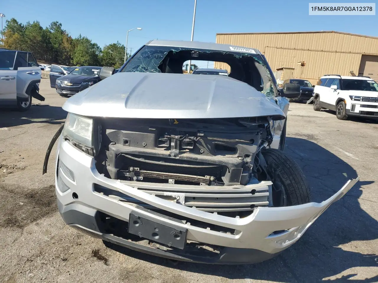 1FM5K8AR7GGA12378 2016 Ford Explorer Police Interceptor