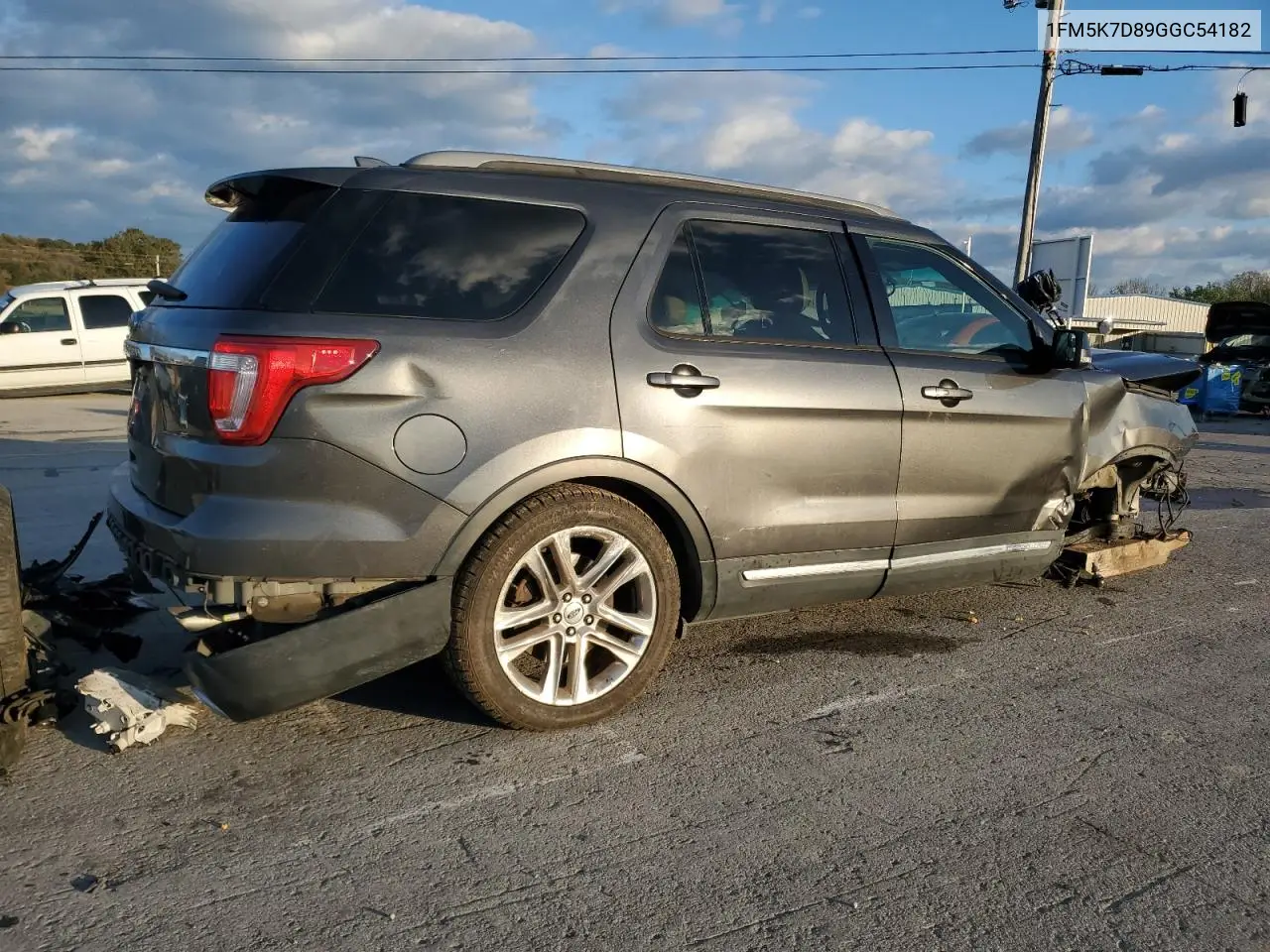 1FM5K7D89GGC54182 2016 Ford Explorer Xlt