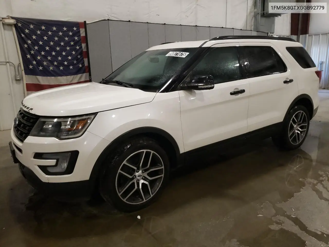 1FM5K8GTXGGB92779 2016 Ford Explorer Sport