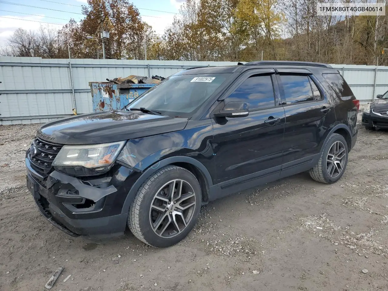1FM5K8GT4GGB40614 2016 Ford Explorer Sport