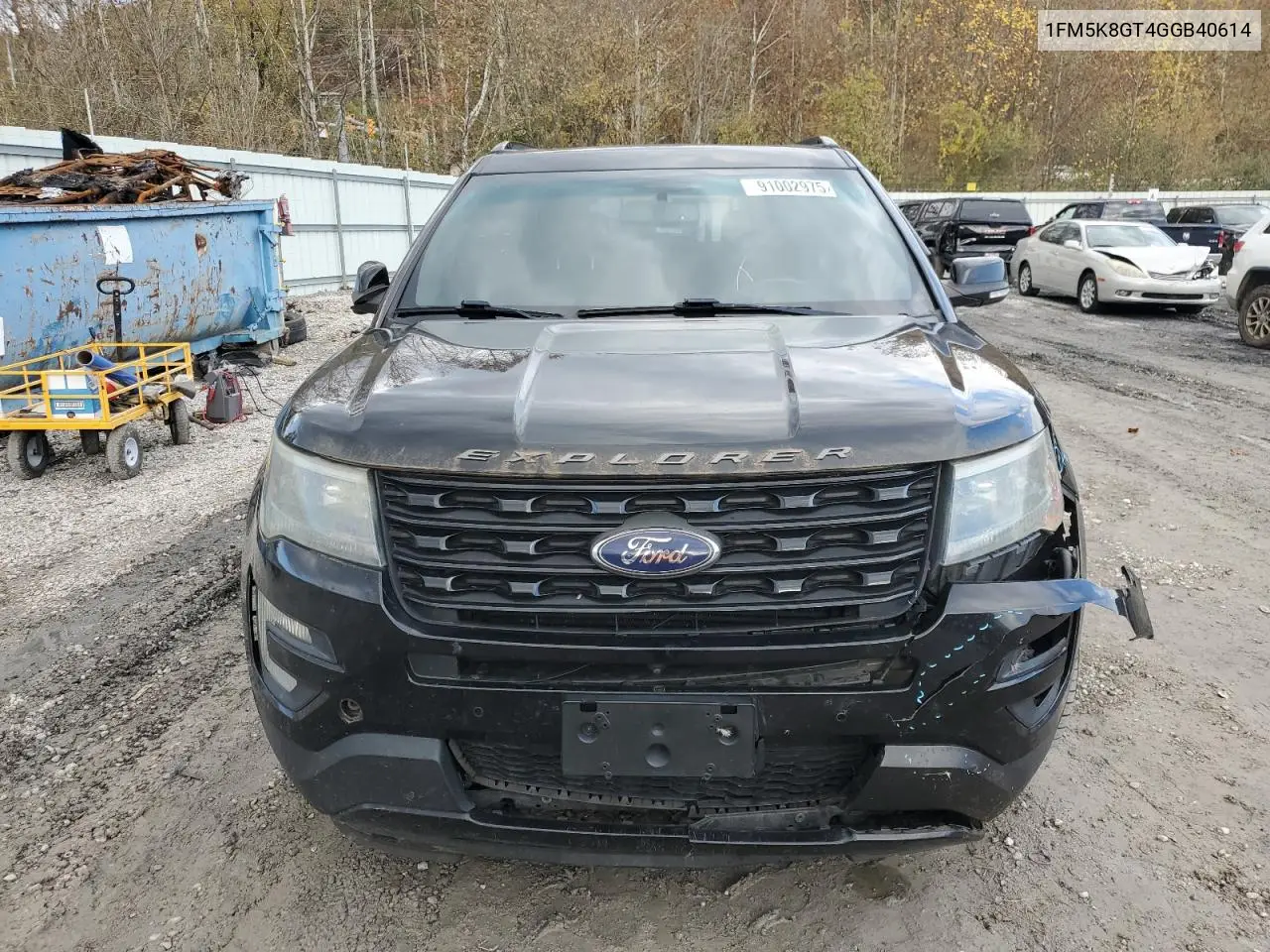 1FM5K8GT4GGB40614 2016 Ford Explorer Sport