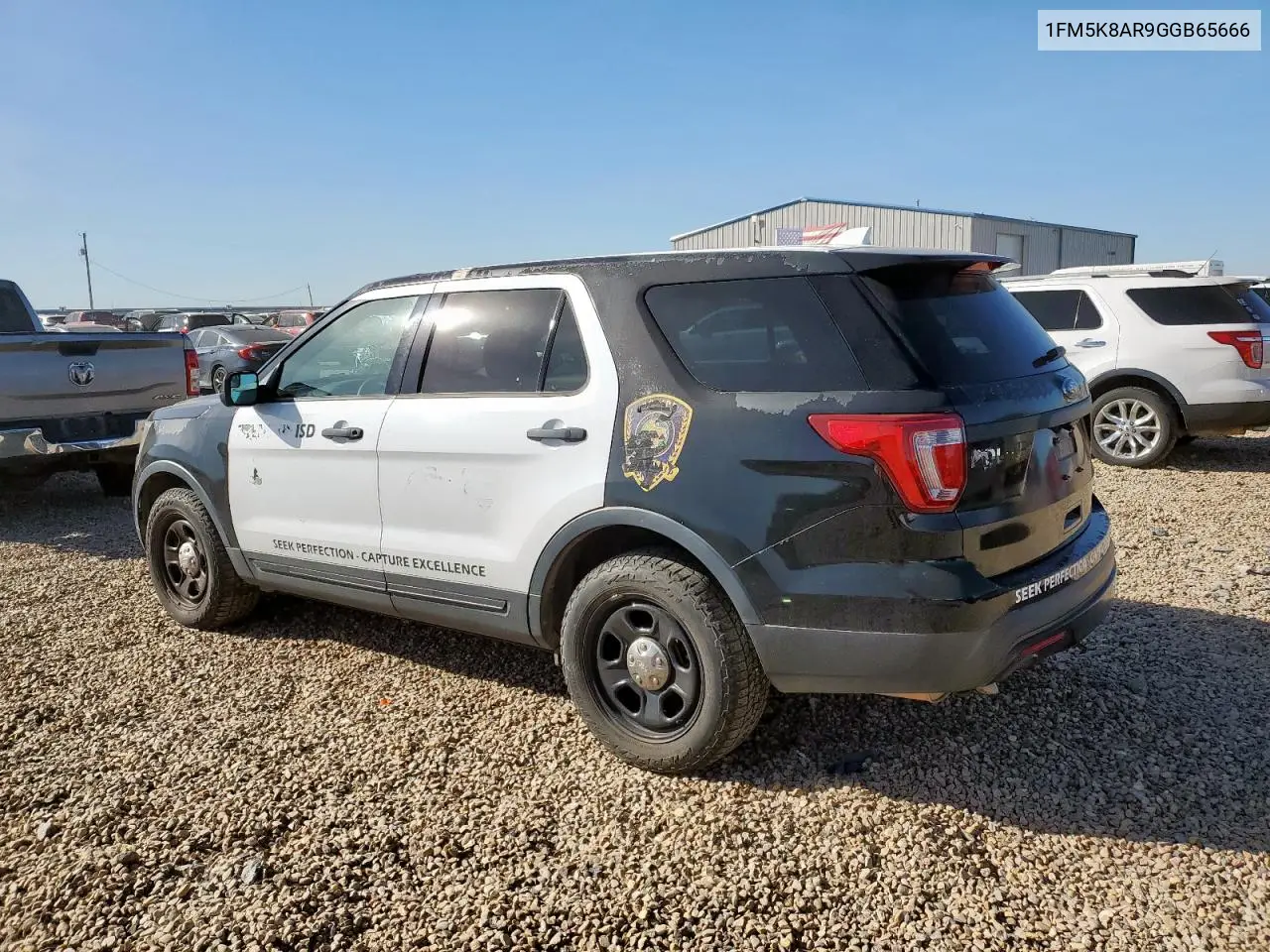 1FM5K8AR9GGB65666 2016 Ford Explorer Police Interceptor