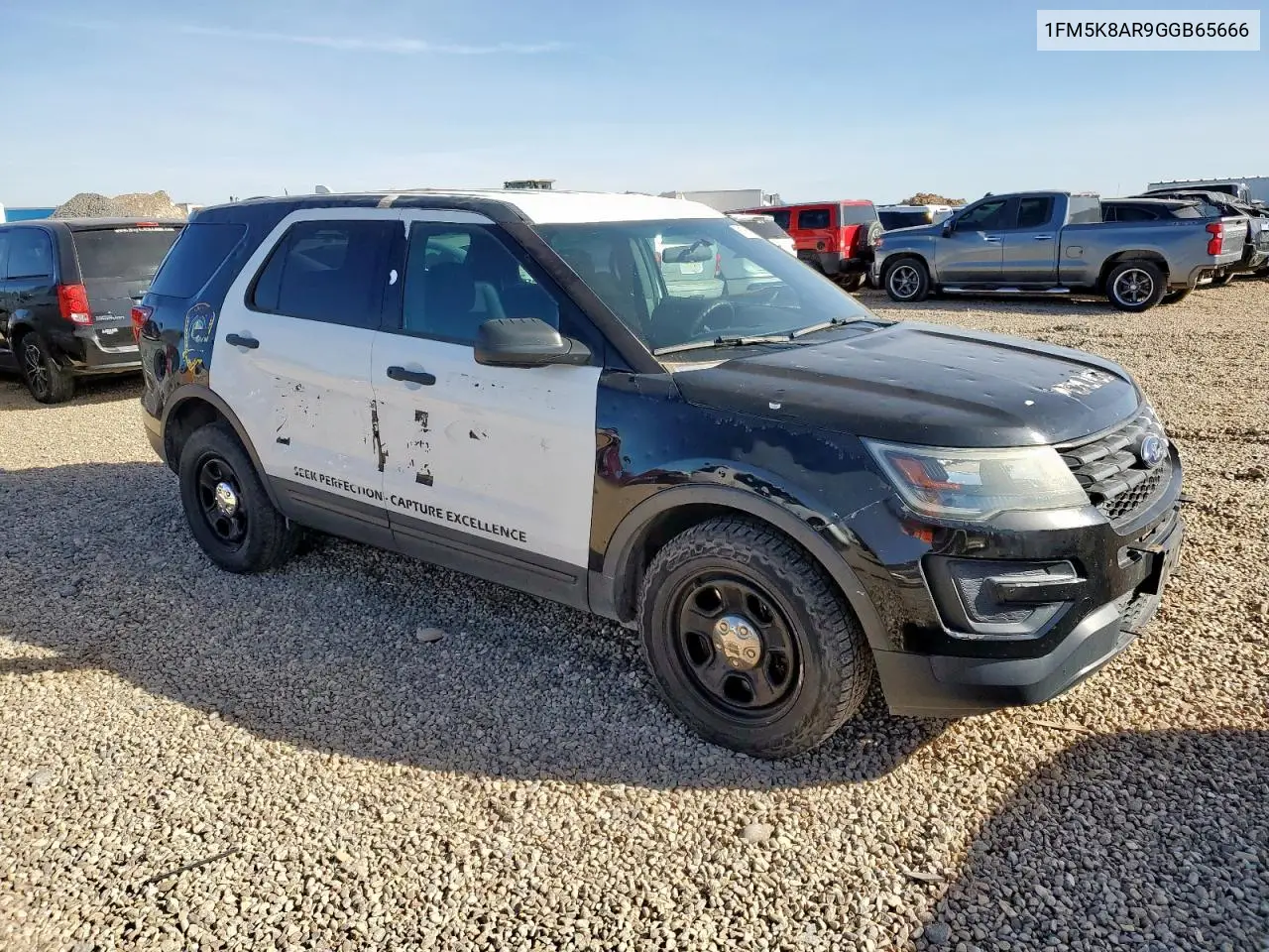 1FM5K8AR9GGB65666 2016 Ford Explorer Police Interceptor