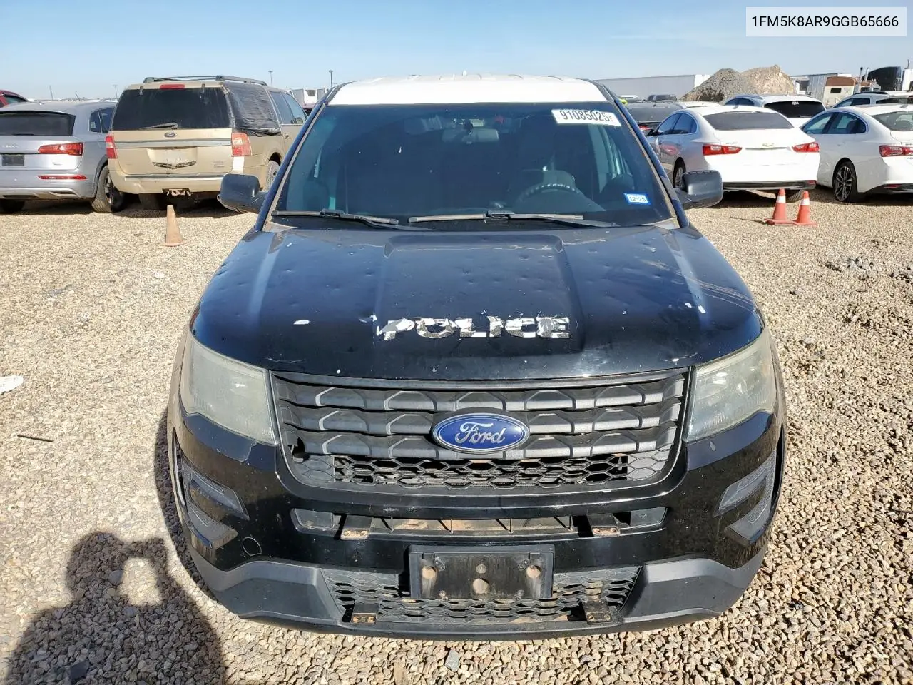 1FM5K8AR9GGB65666 2016 Ford Explorer Police Interceptor