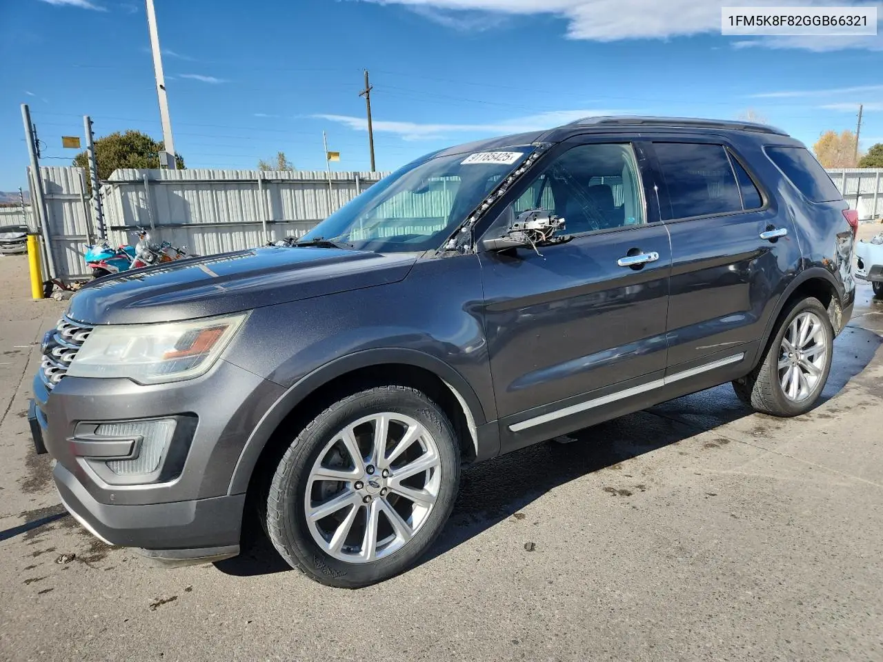 1FM5K8F82GGB66321 2016 Ford Explorer Limited