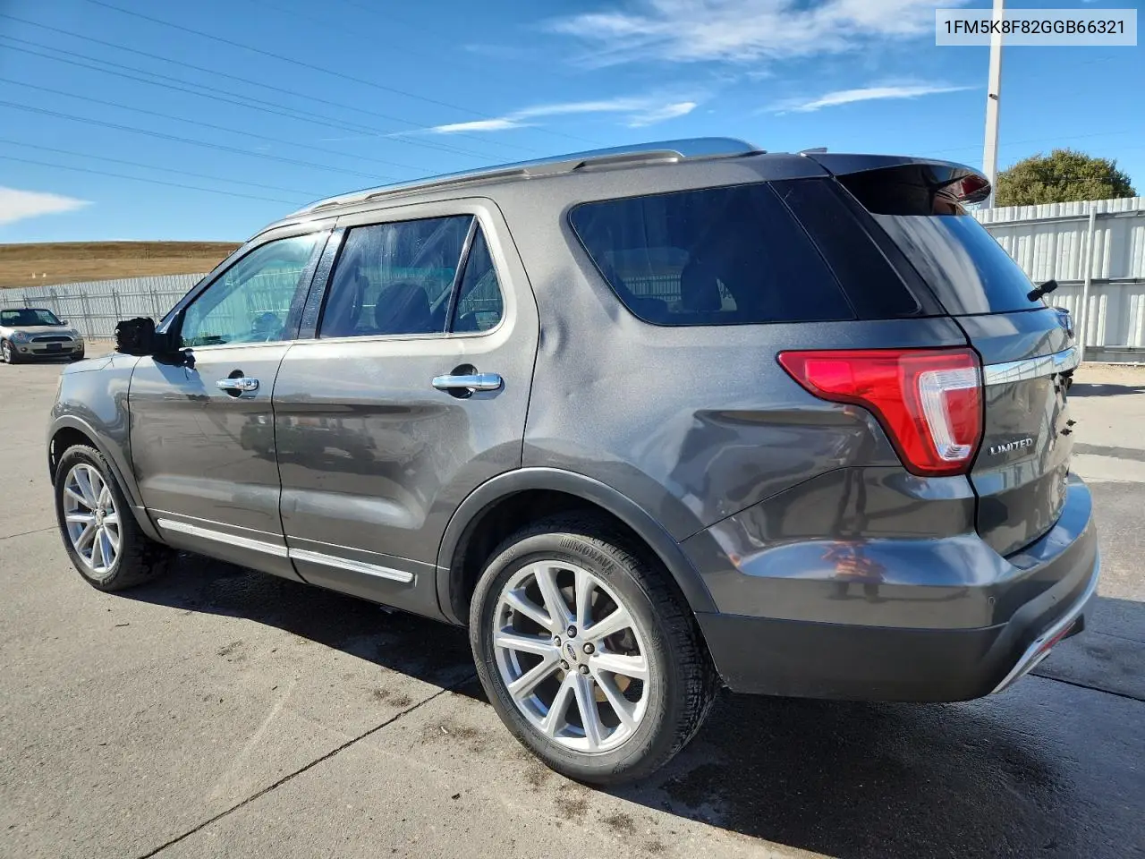 1FM5K8F82GGB66321 2016 Ford Explorer Limited