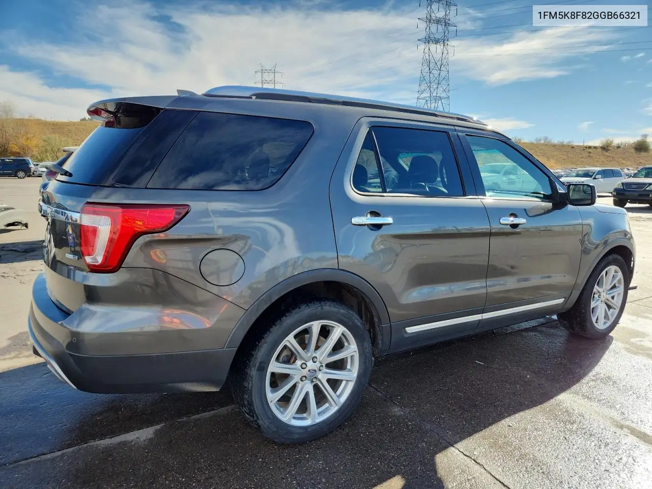 1FM5K8F82GGB66321 2016 Ford Explorer Limited