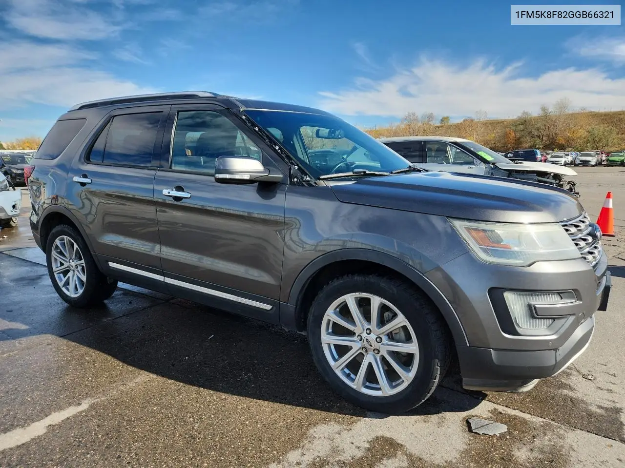 1FM5K8F82GGB66321 2016 Ford Explorer Limited