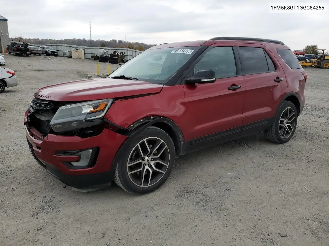 1FM5K8GT1GGC84265 2016 Ford Explorer Sport