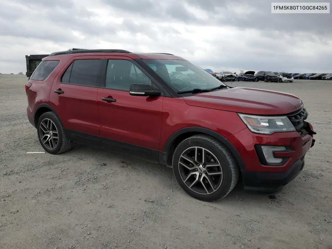 1FM5K8GT1GGC84265 2016 Ford Explorer Sport