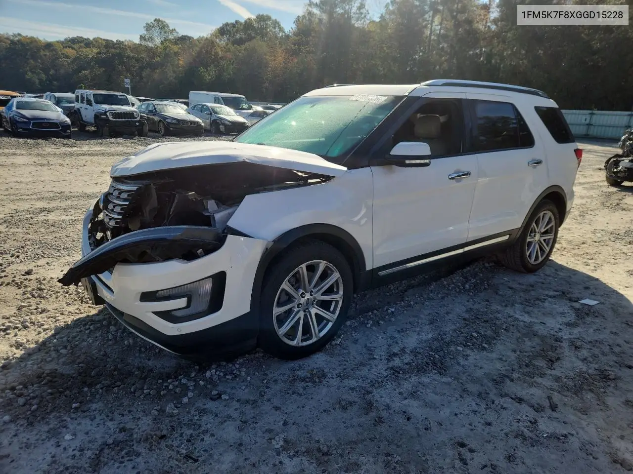 1FM5K7F8XGGD15228 2016 Ford Explorer Limited