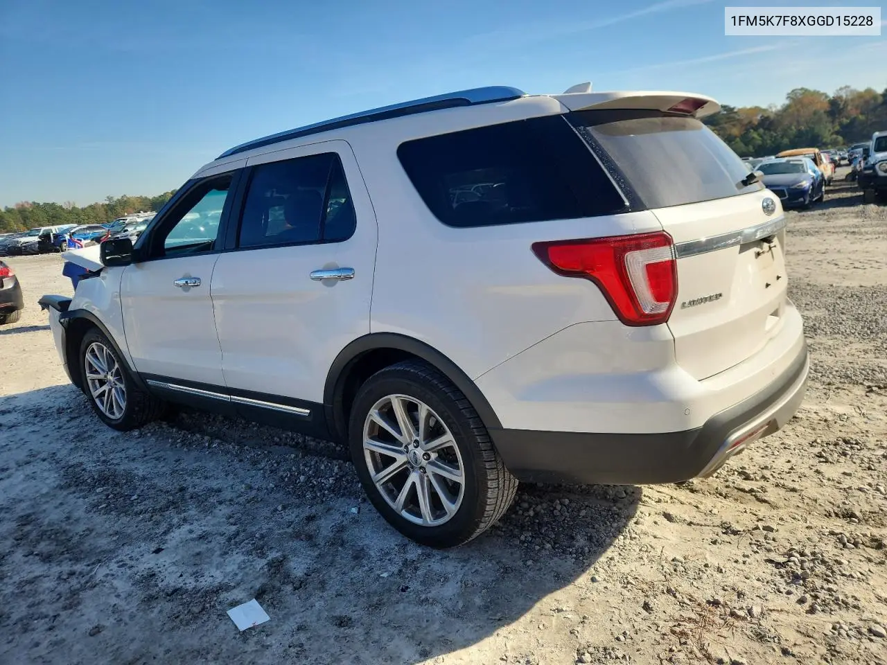 1FM5K7F8XGGD15228 2016 Ford Explorer Limited