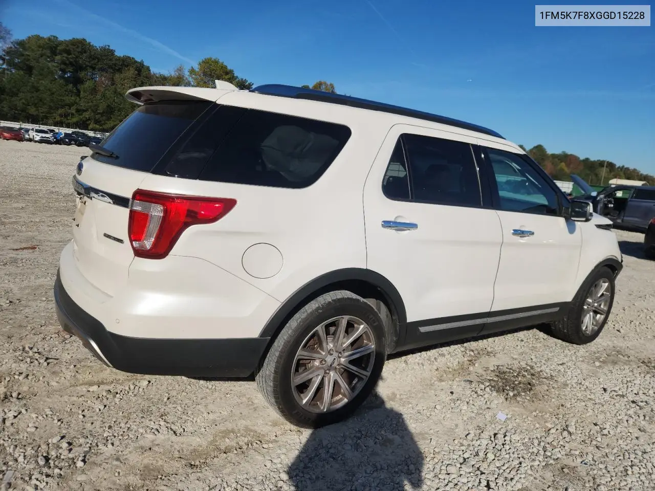 1FM5K7F8XGGD15228 2016 Ford Explorer Limited