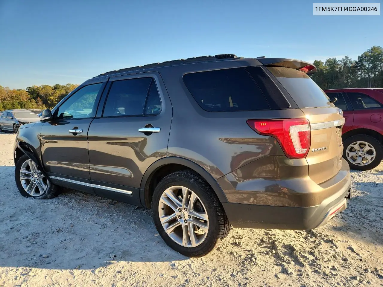 1FM5K7FH4GGA00246 2016 Ford Explorer Limited