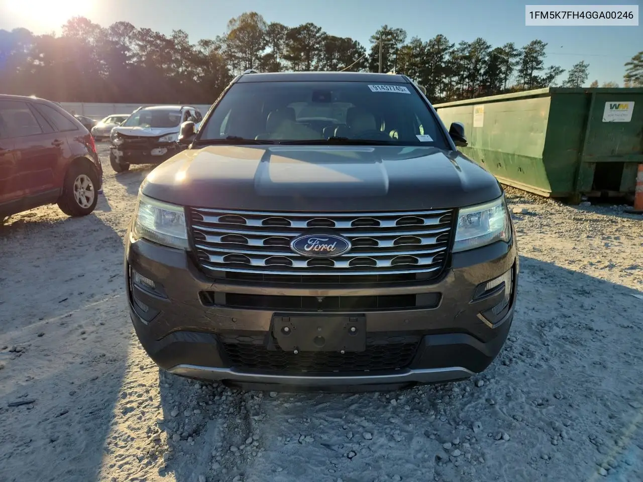 1FM5K7FH4GGA00246 2016 Ford Explorer Limited