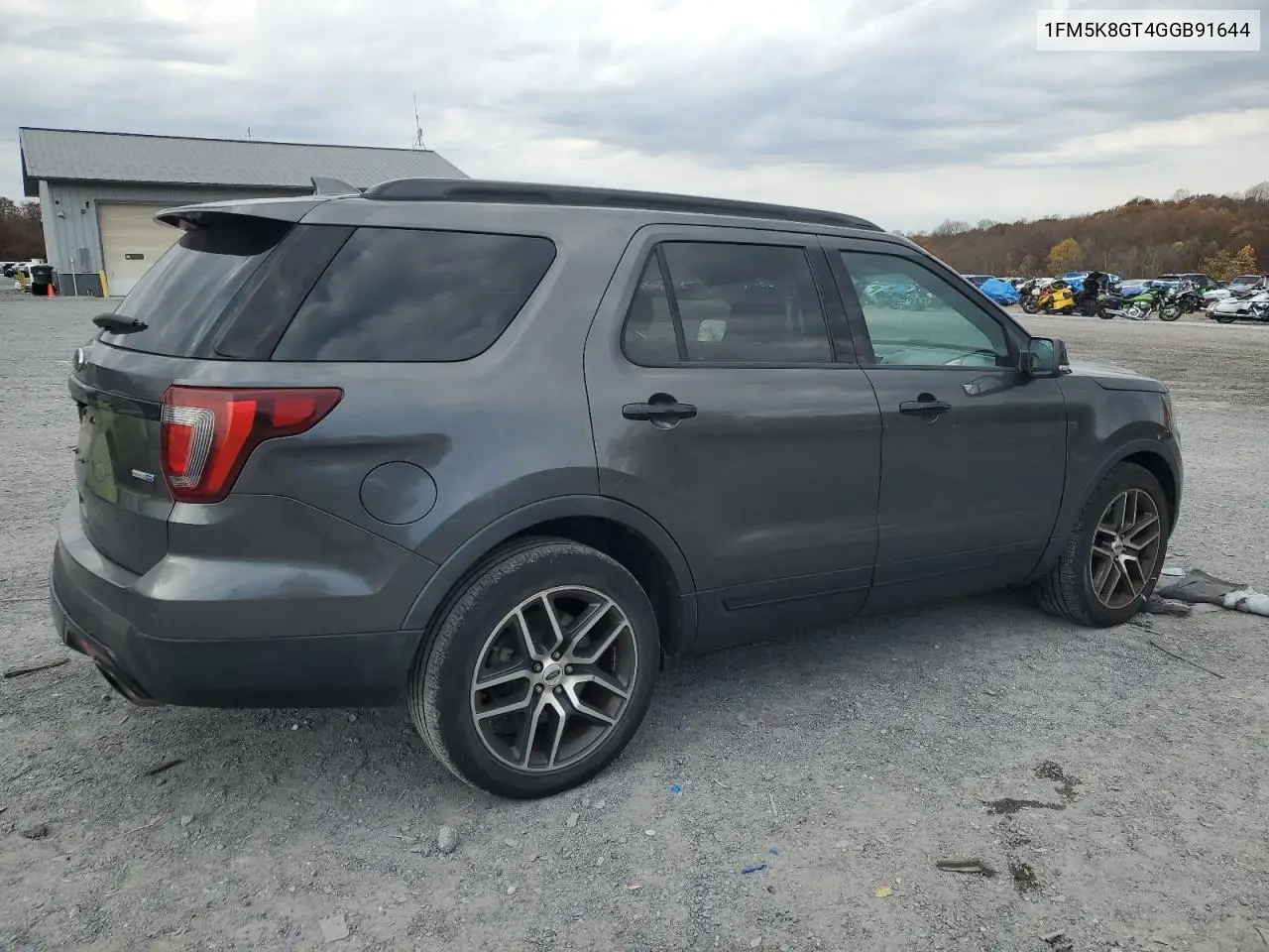 1FM5K8GT4GGB91644 2016 Ford Explorer Sport