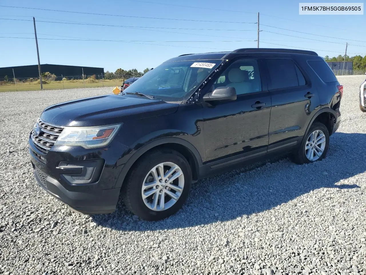 1FM5K7BH5GGB69505 2016 Ford Explorer