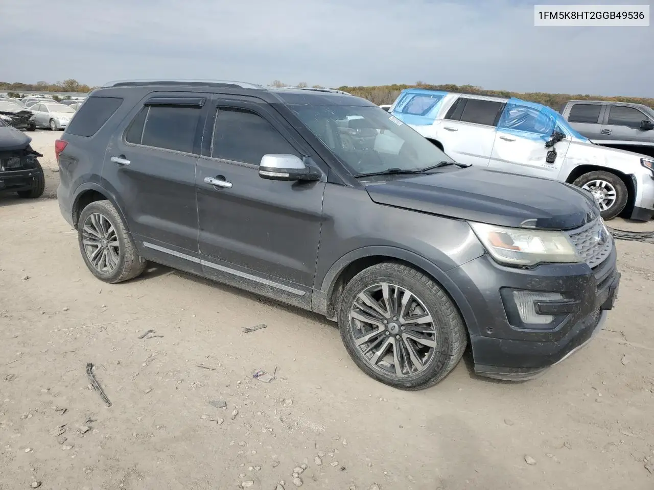 1FM5K8HT2GGB49536 2016 Ford Explorer Platinum