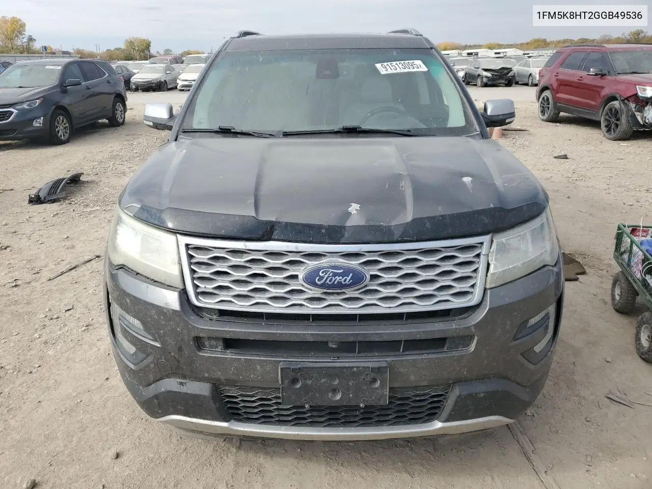 1FM5K8HT2GGB49536 2016 Ford Explorer Platinum