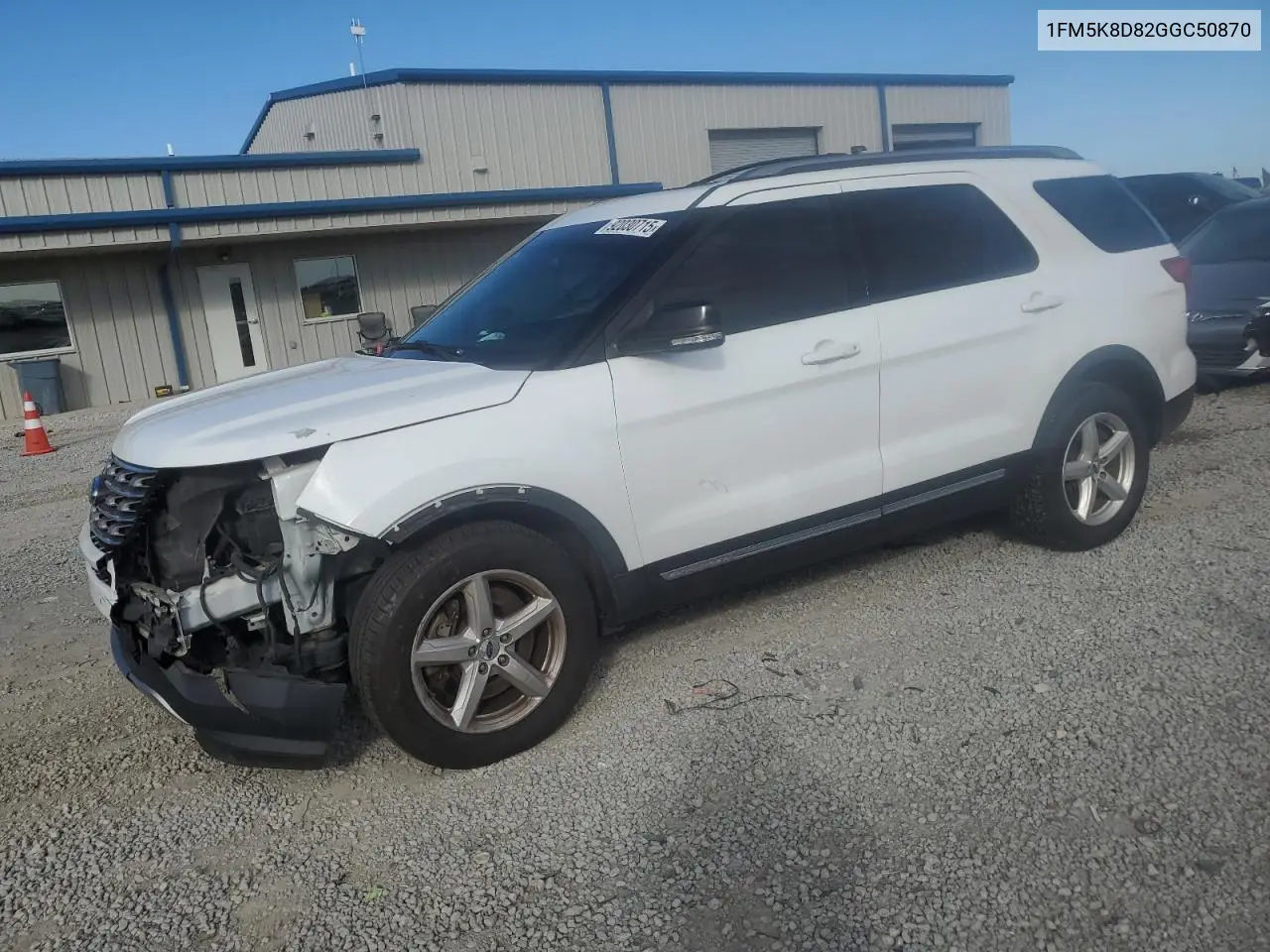 1FM5K8D82GGC50870 2016 Ford Explorer Xlt