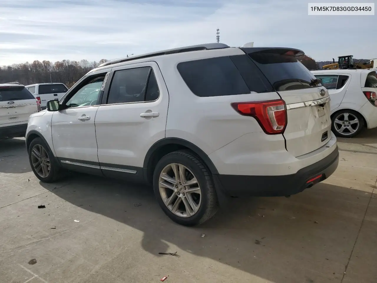 1FM5K7D83GGD34450 2016 Ford Explorer Xlt
