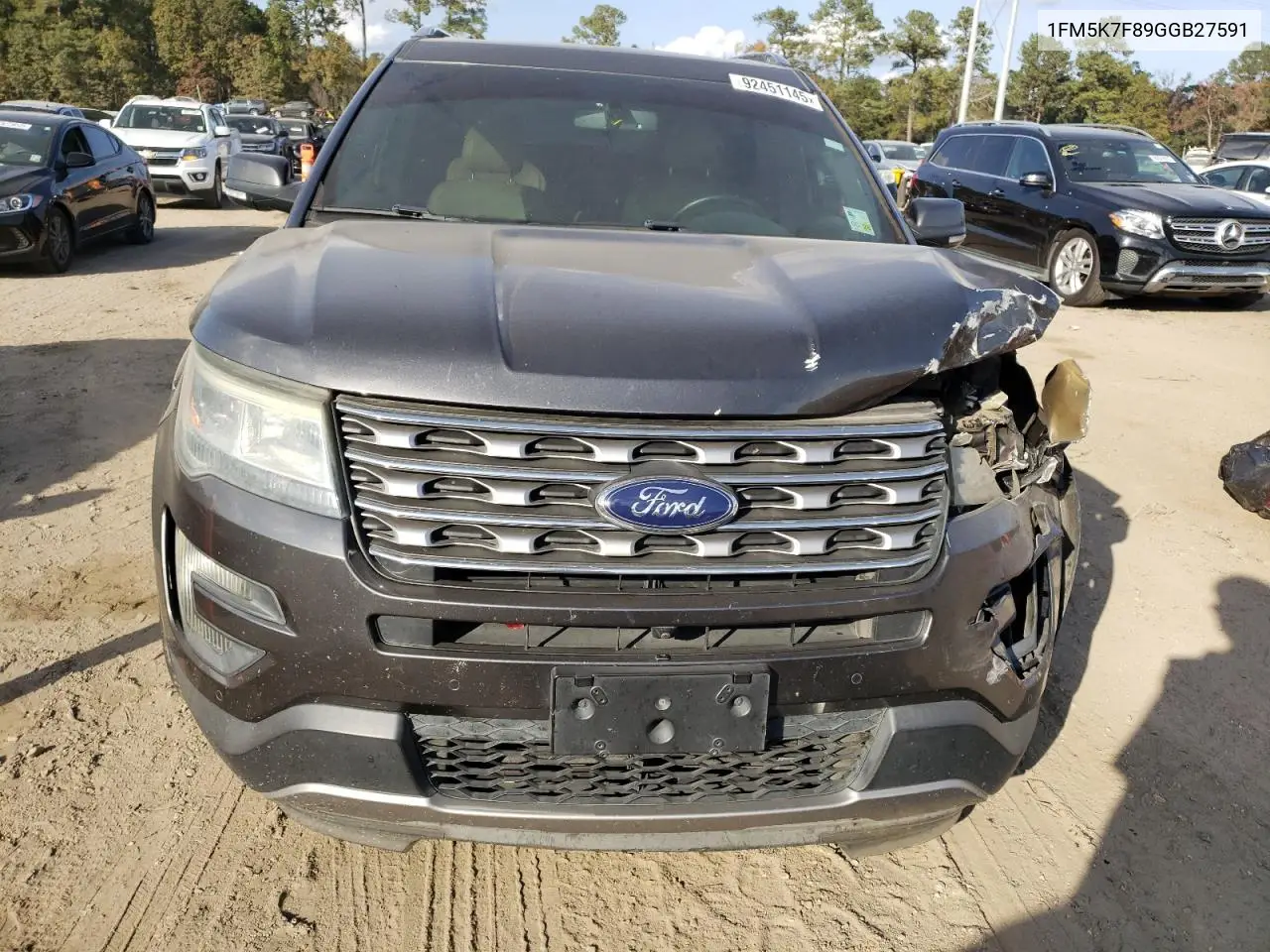 1FM5K7F89GGB27591 2016 Ford Explorer Limited