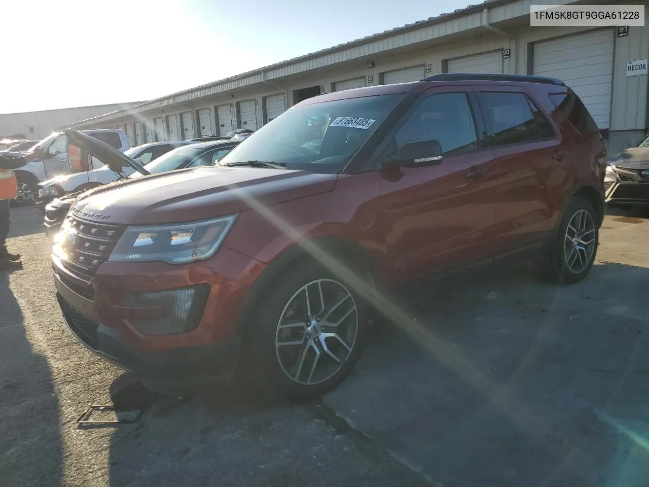 1FM5K8GT9GGA61228 2016 Ford Explorer Sport