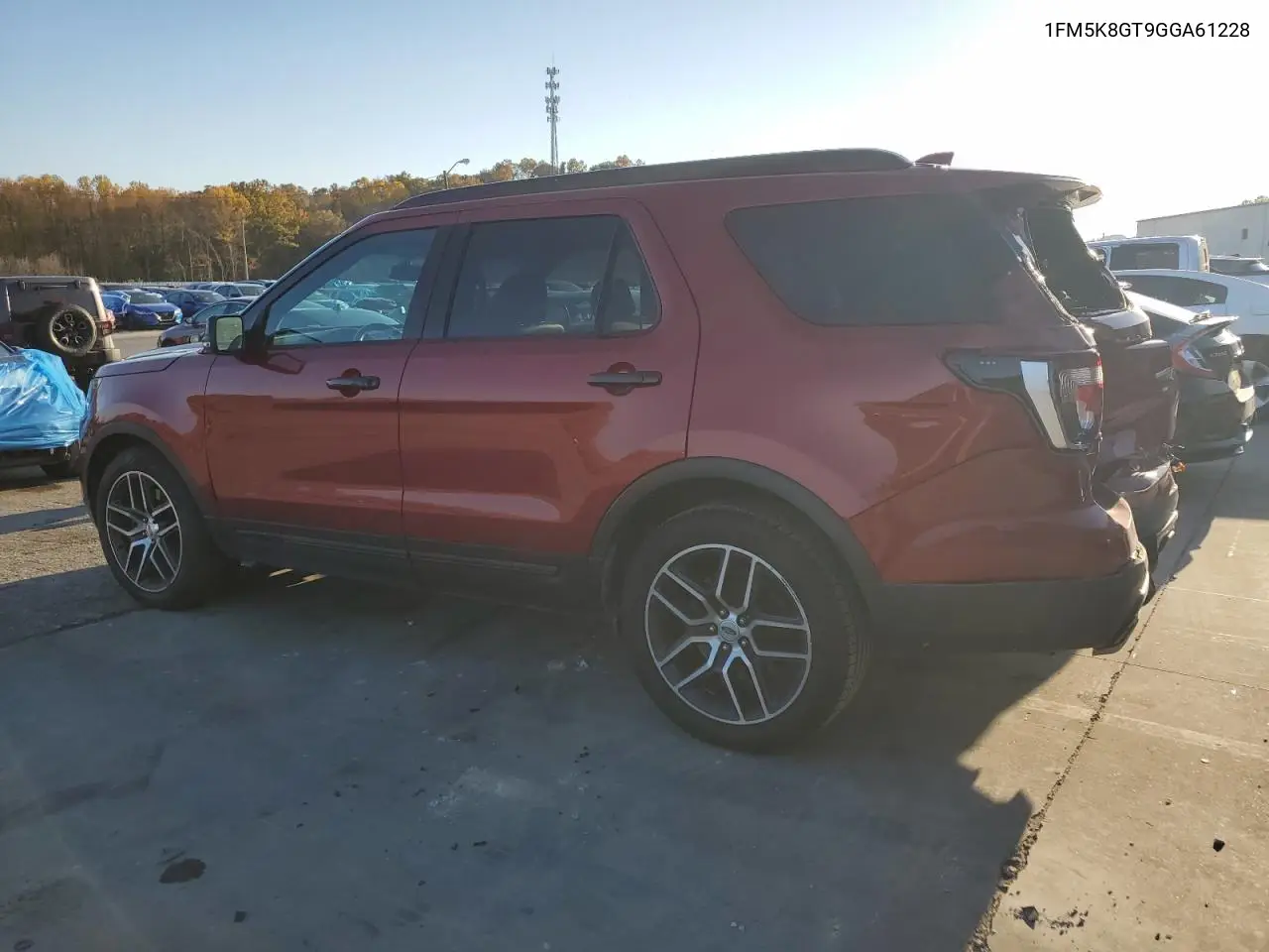 1FM5K8GT9GGA61228 2016 Ford Explorer Sport