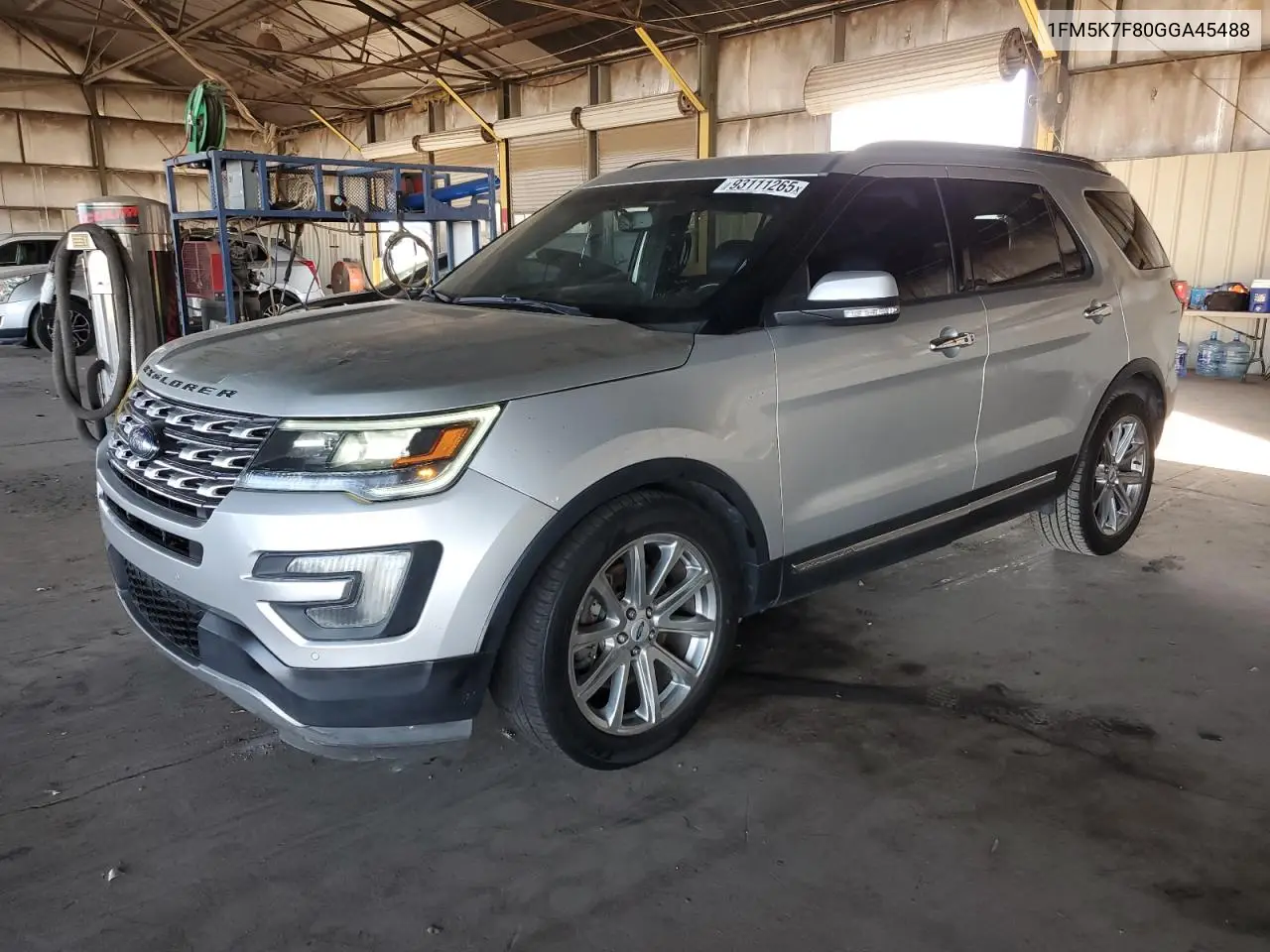 1FM5K7F80GGA45488 2016 Ford Explorer Limited