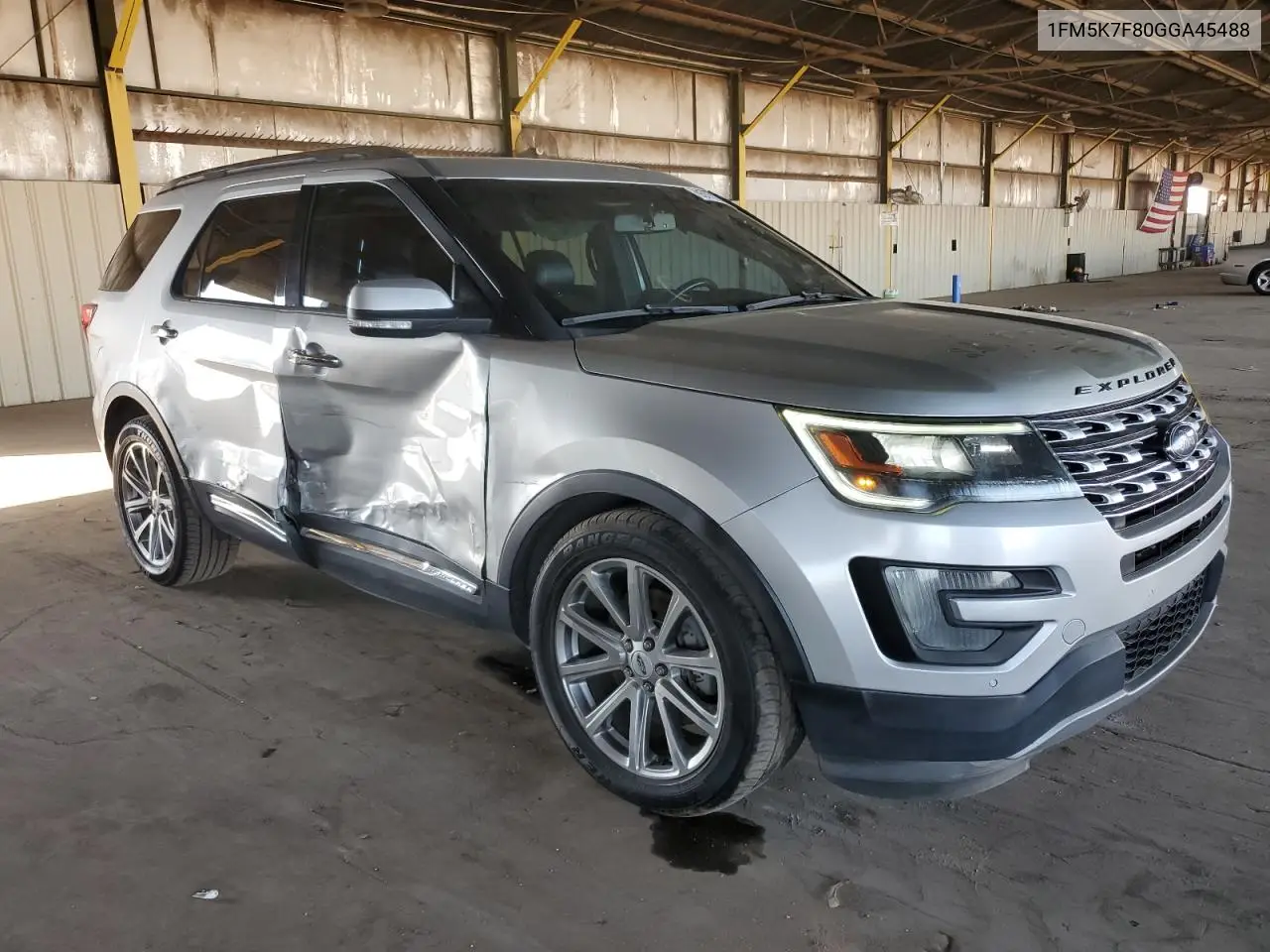 1FM5K7F80GGA45488 2016 Ford Explorer Limited