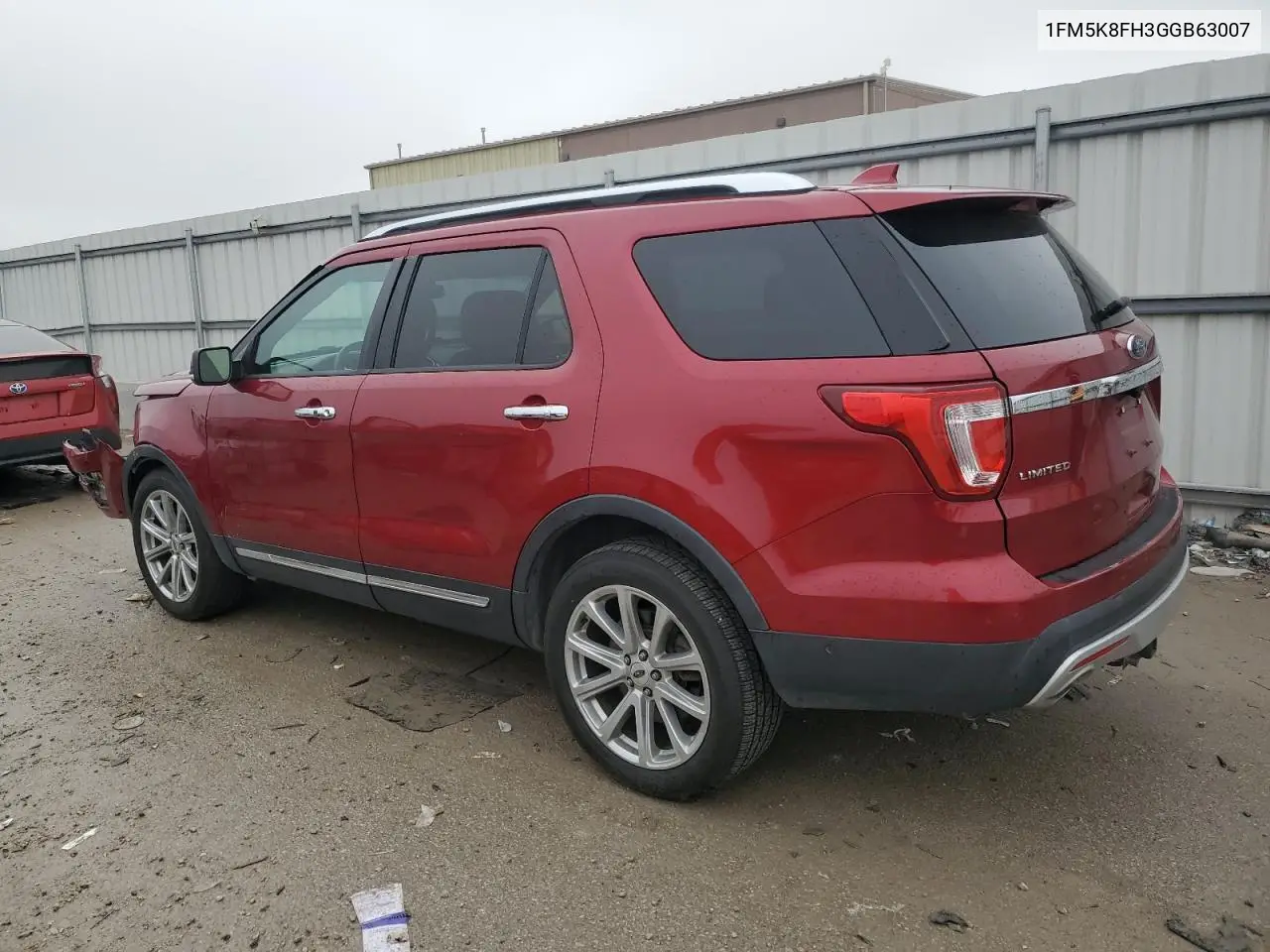 1FM5K8FH3GGB63007 2016 Ford Explorer Limited