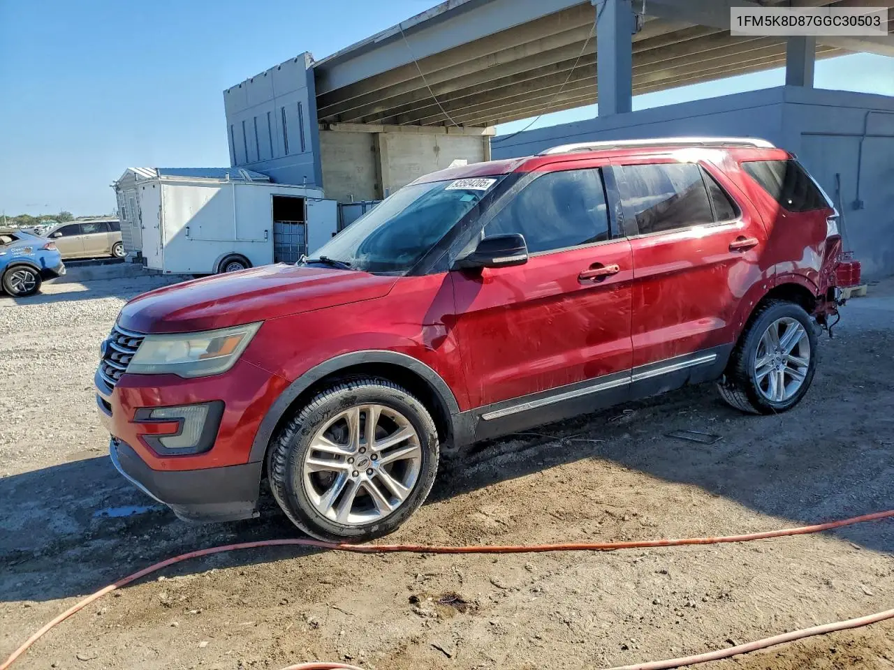 1FM5K8D87GGC30503 2016 Ford Explorer Xlt