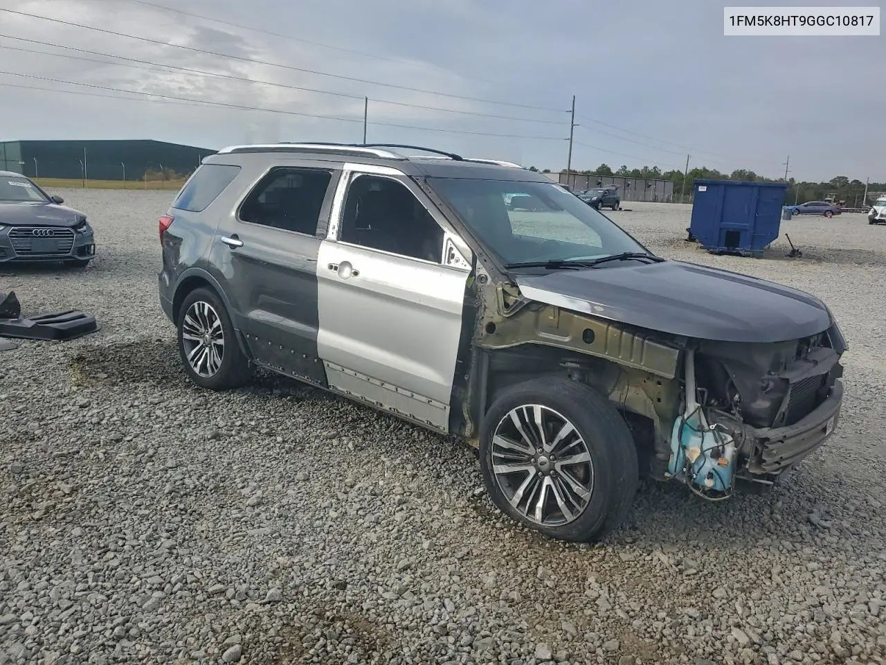 1FM5K8HT9GGC10817 2016 Ford Explorer Platinum