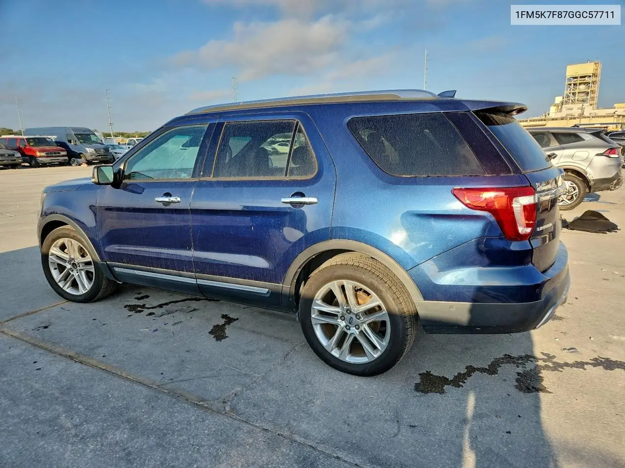1FM5K7F87GGC57711 2016 Ford Explorer Limited