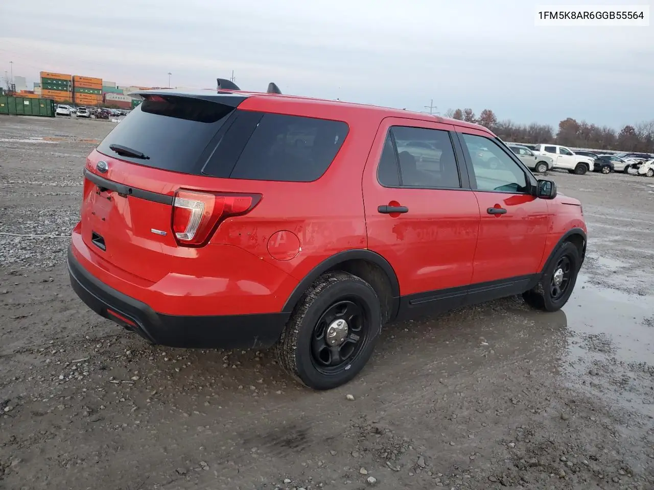 1FM5K8AR6GGB55564 2016 Ford Explorer Police Interceptor