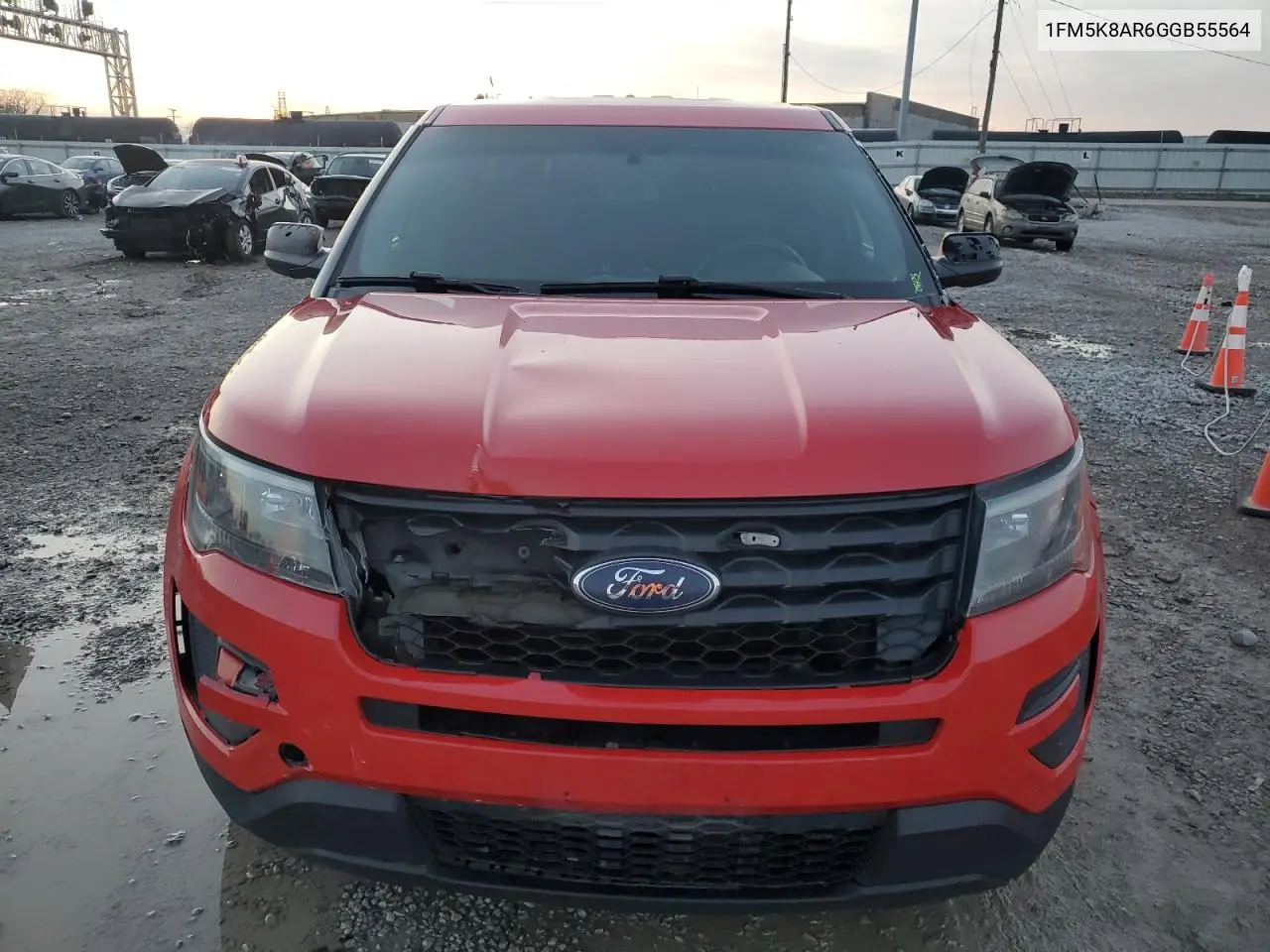 1FM5K8AR6GGB55564 2016 Ford Explorer Police Interceptor
