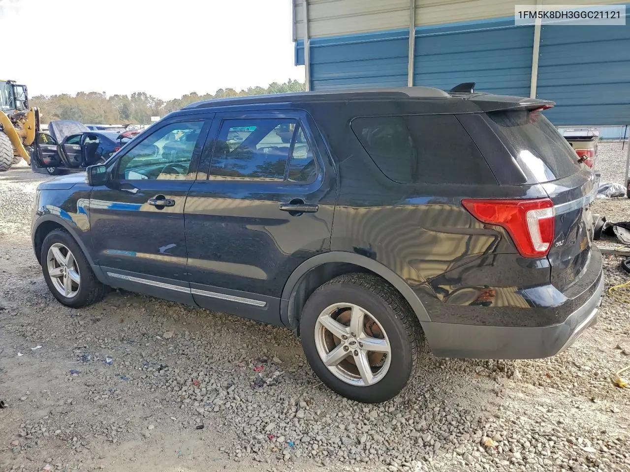1FM5K8DH3GGC21121 2016 Ford Explorer Xlt