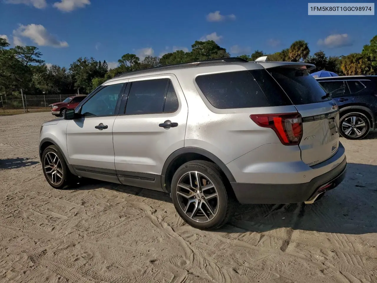 1FM5K8GT1GGC98974 2016 Ford Explorer Sport