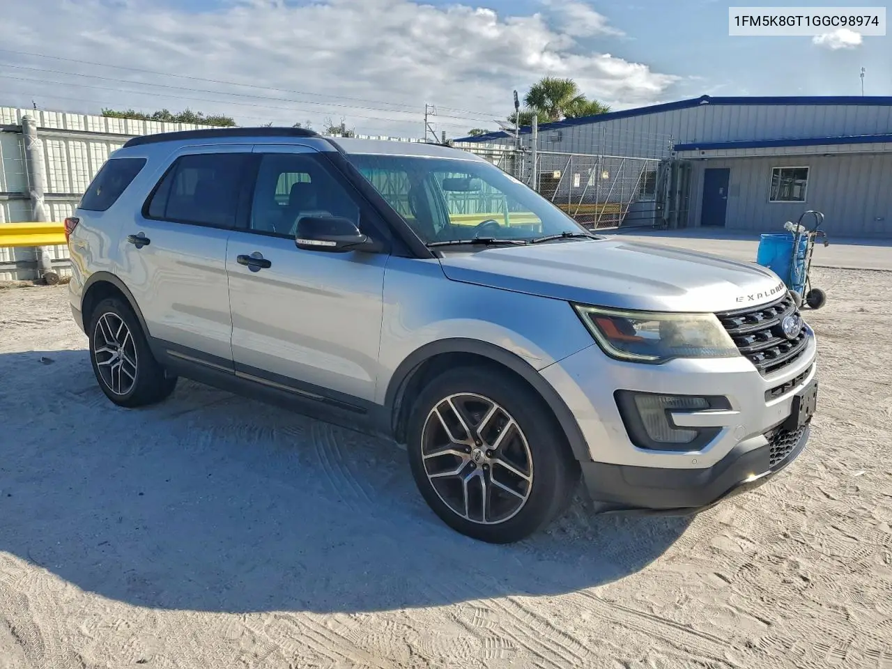 1FM5K8GT1GGC98974 2016 Ford Explorer Sport