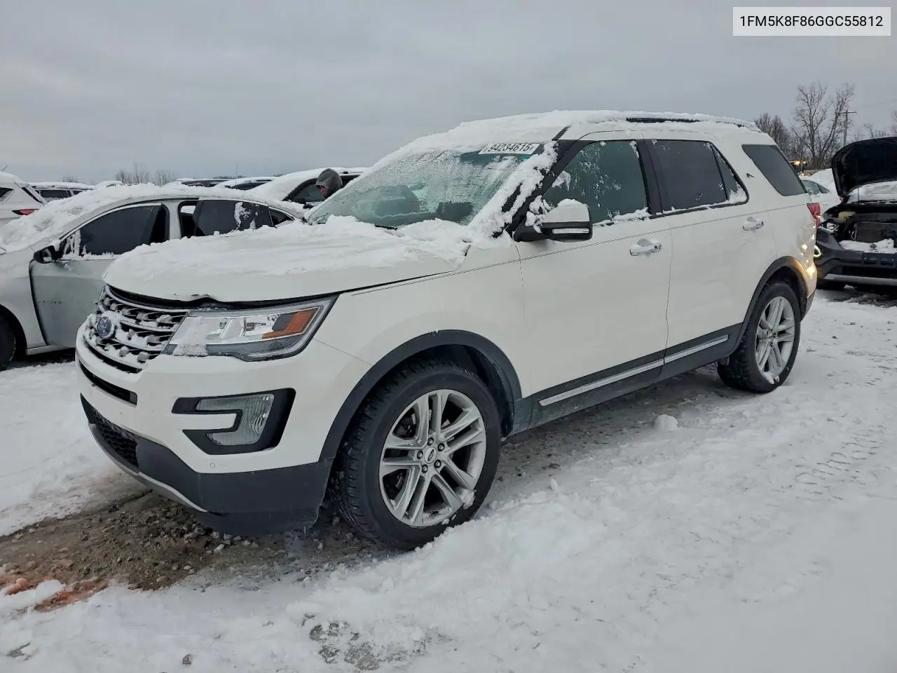 1FM5K8F86GGC55812 2016 Ford Explorer Limited