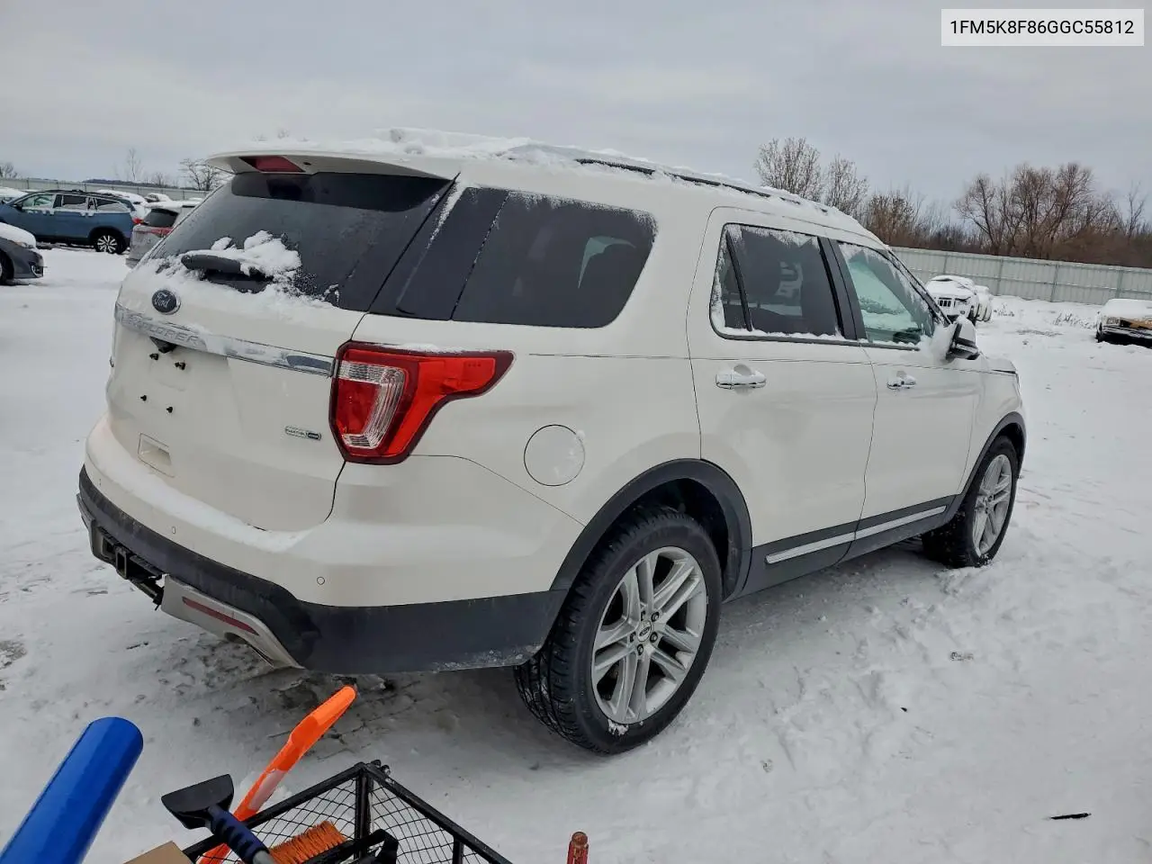 1FM5K8F86GGC55812 2016 Ford Explorer Limited