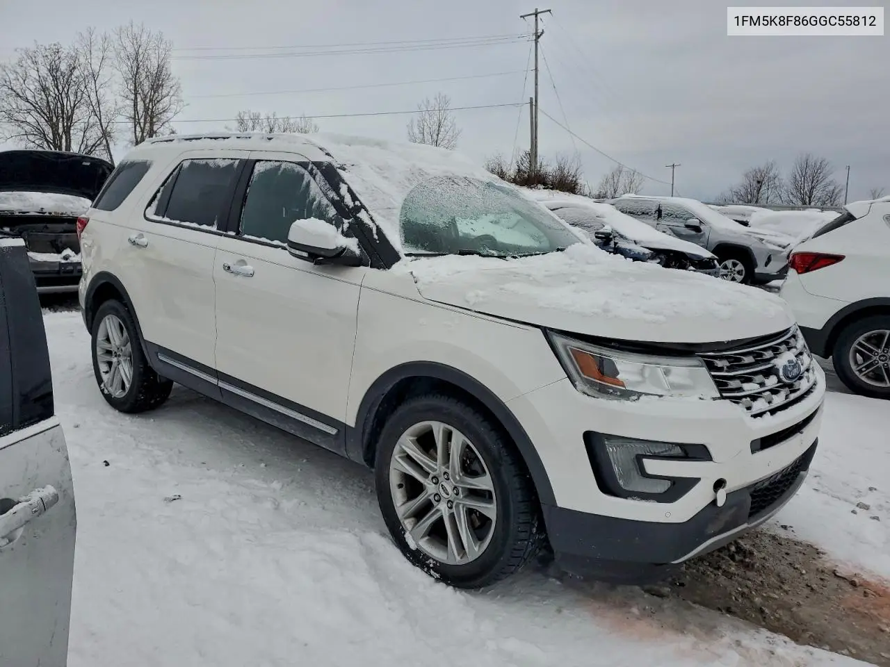 1FM5K8F86GGC55812 2016 Ford Explorer Limited