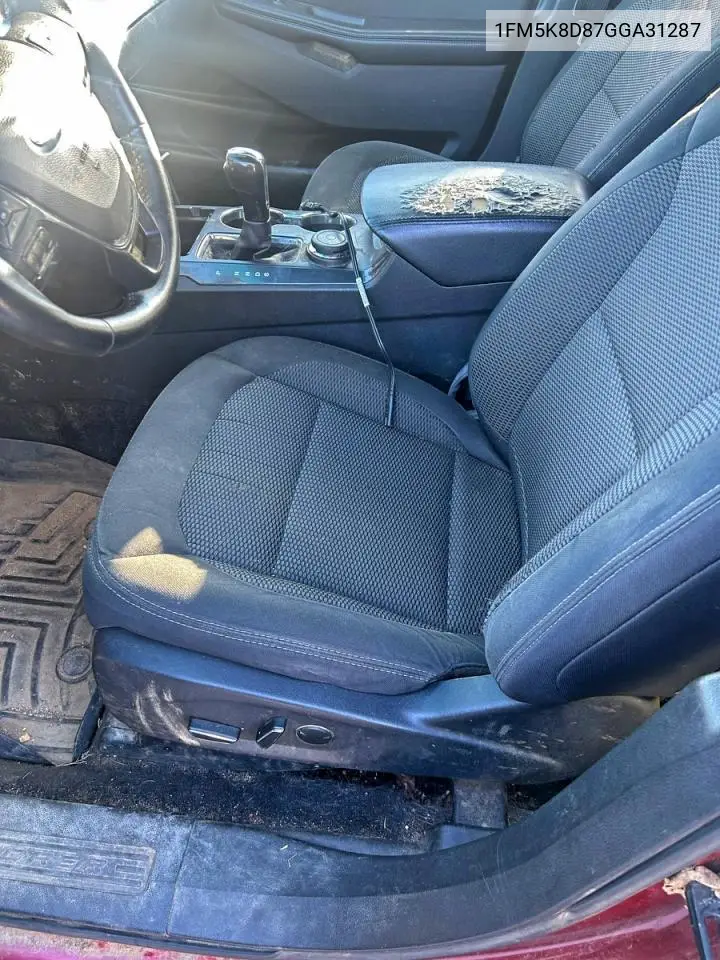 1FM5K8D87GGA31287 2016 Ford Explorer Xlt
