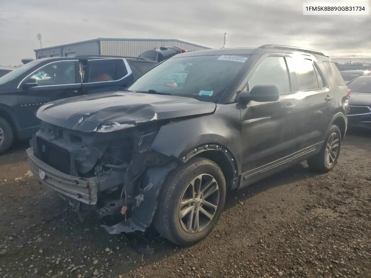 1FM5K8B89GGB31734 2016 Ford Explorer