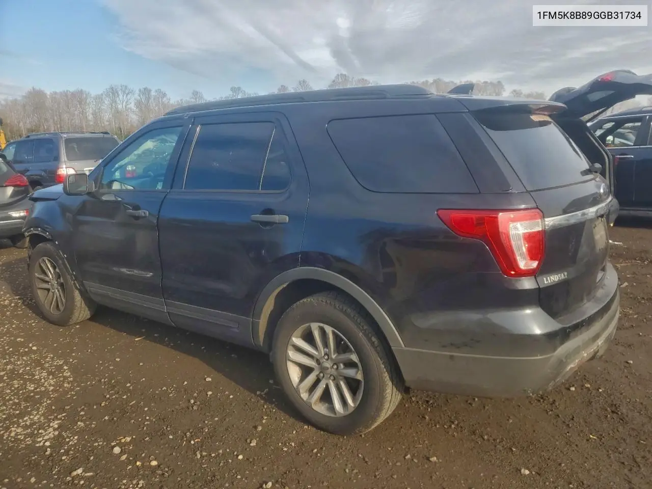 1FM5K8B89GGB31734 2016 Ford Explorer
