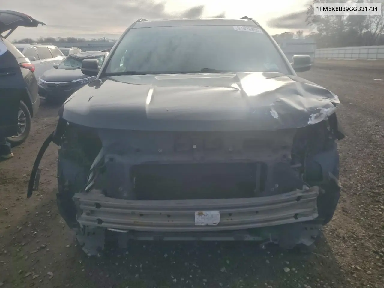 1FM5K8B89GGB31734 2016 Ford Explorer