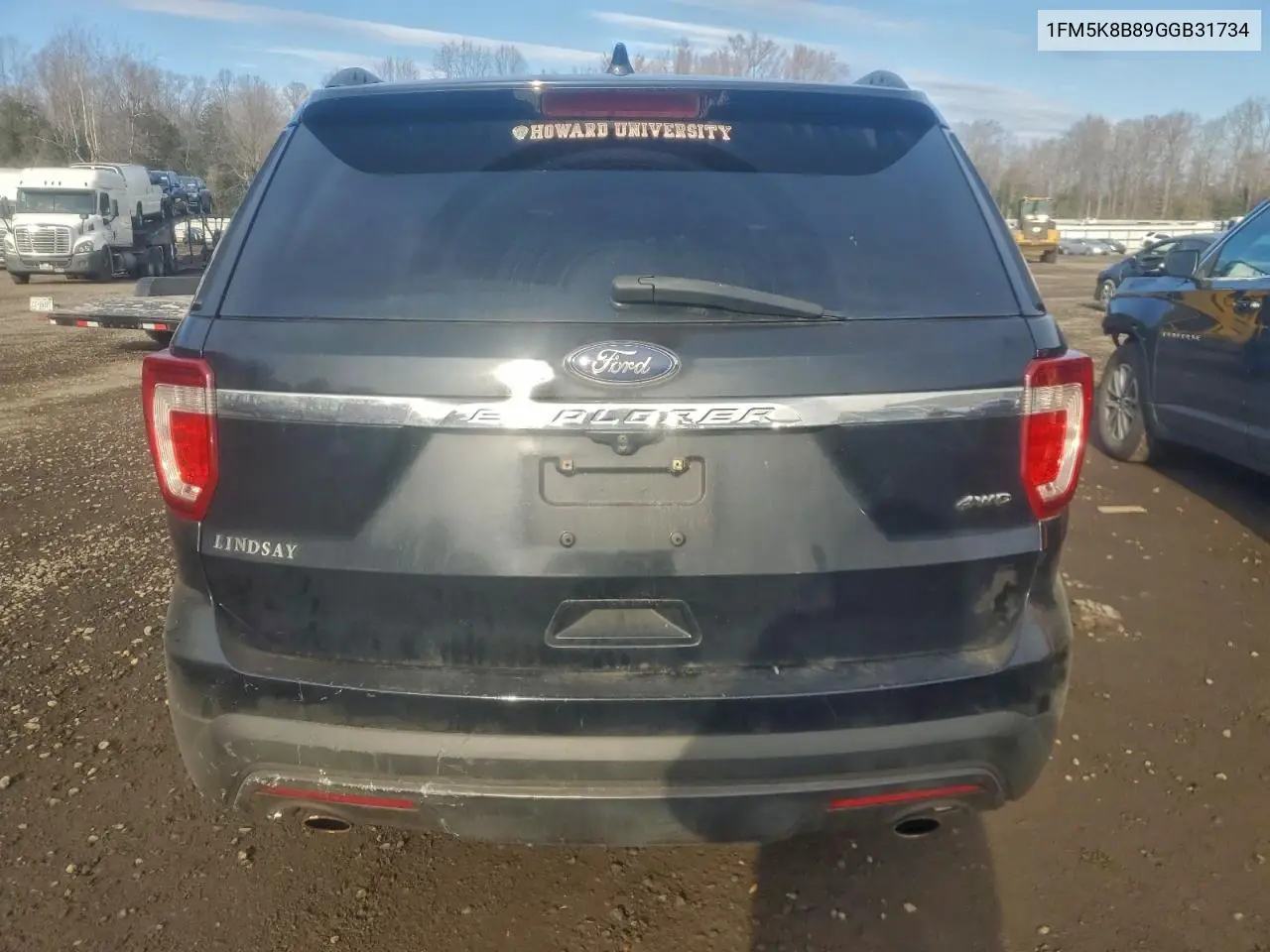 1FM5K8B89GGB31734 2016 Ford Explorer